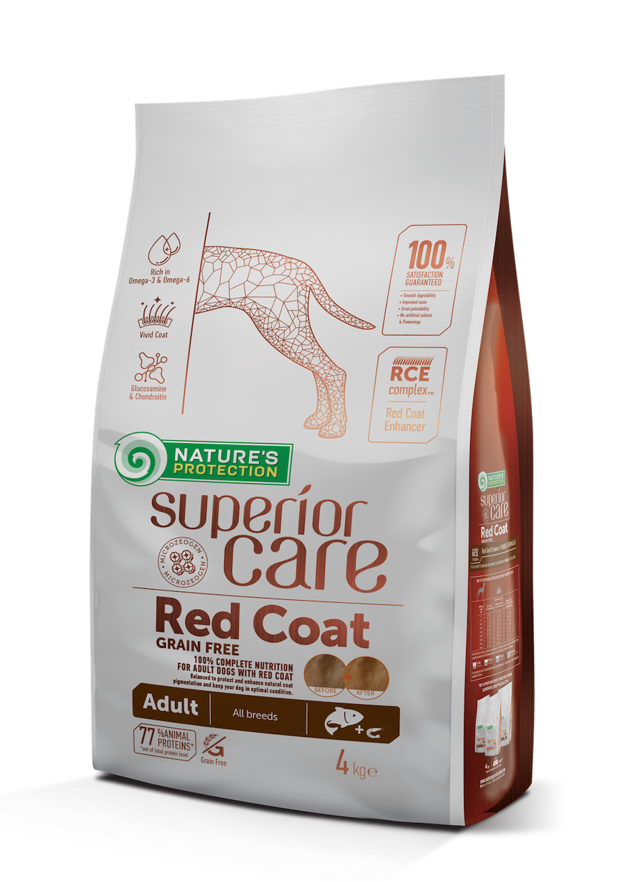 Superior Care Red Coat Grain Free Adult All Breeds with Salmon