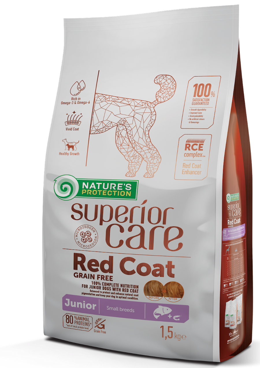 Superior Care Red Coat Grain Free Junior Mini Breeds